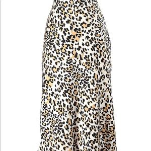 Aritzia leopard midi skirt